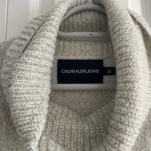 CALVIN KLEIN knit turtleneck boxy sweater - Picture 3 of 5